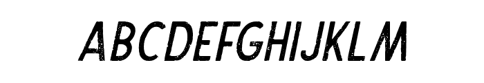 TheDodgerRough-Italic Font UPPERCASE