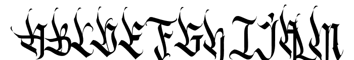 TheEldians-Regular Font UPPERCASE