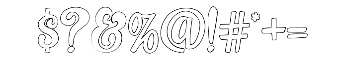 TheFairyTales-Outline Font OTHER CHARS