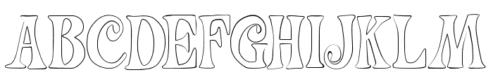 TheFairyTales-Outline Font UPPERCASE