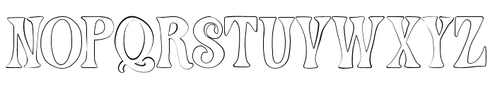 TheFairyTales-Outline Font UPPERCASE