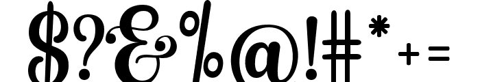 TheFamilyCalligraphyScript Font OTHER CHARS