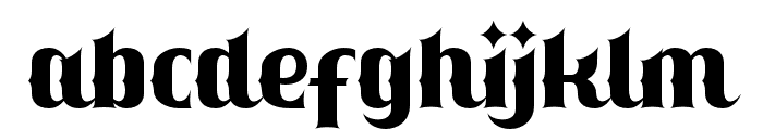 TheFosceg-Regular Font LOWERCASE
