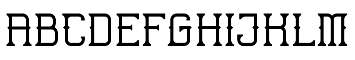 TheFronk-Regular Font UPPERCASE