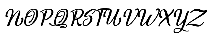 TheGanesya-BoldItalic Font UPPERCASE