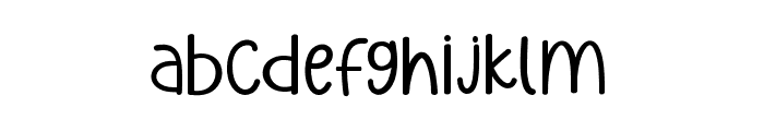 TheGhoby Font LOWERCASE