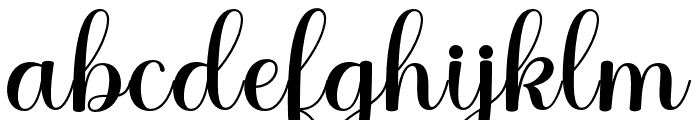 TheGlester Font LOWERCASE