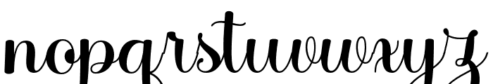 TheGlester Font LOWERCASE