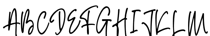 TheGoldenRich-Regular Font UPPERCASE