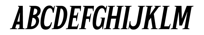 TheGoodier-Regular Oblique Font LOWERCASE