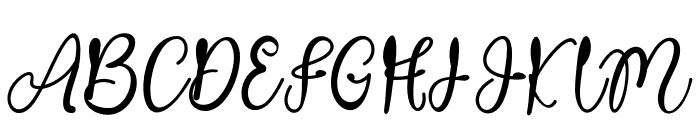 TheGulamScript Font UPPERCASE