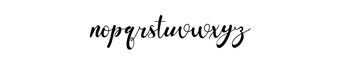 TheGulamScript Font LOWERCASE