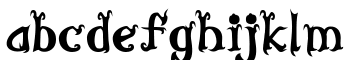 TheHallowed-Bold Font LOWERCASE