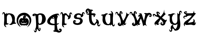TheHallowed-Bold Font LOWERCASE