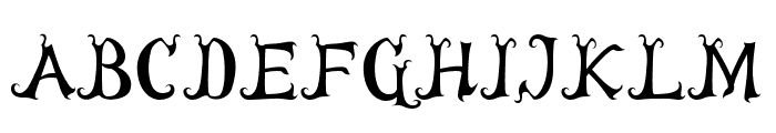 TheHallowed-Regular Font UPPERCASE