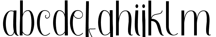 TheHandwritten Font LOWERCASE