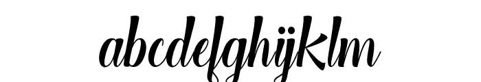 TheHeartofEverything Font LOWERCASE