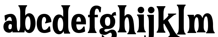 TheHoca-Bold Font LOWERCASE