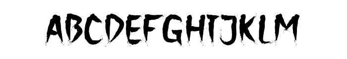 TheHoller-Regular Font LOWERCASE