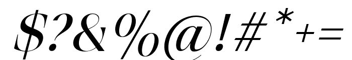 TheHourseSerif-Italic Font OTHER CHARS