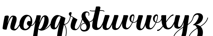 TheHumbleScript Font LOWERCASE