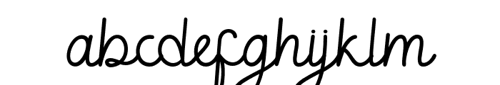 TheKallyne-Regular Font LOWERCASE