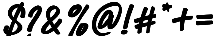 TheKingMaker-Italic Font OTHER CHARS