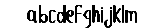 TheLighthouseTower-Regular Font LOWERCASE
