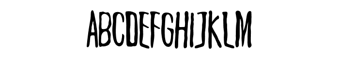 TheLittle Nightmares Font LOWERCASE