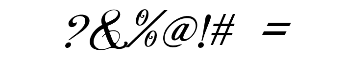 TheLuiston-Italic Font OTHER CHARS