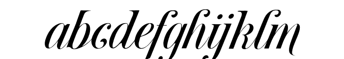 TheLuiston-Italic Font LOWERCASE