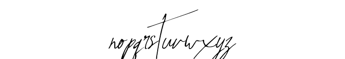 TheMaestro-Regular Font LOWERCASE