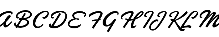 TheMalabar-Regular Font UPPERCASE