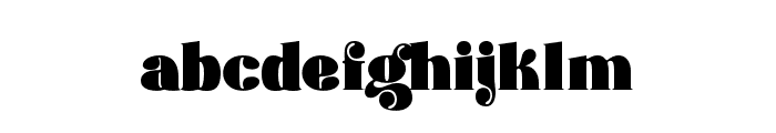 TheMilgan-Regular Font LOWERCASE