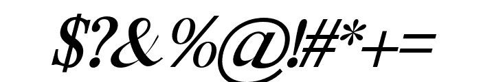 TheMinang-BoldItalic Font OTHER CHARS