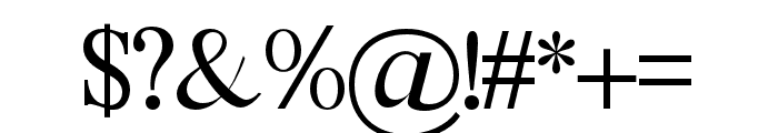 TheMinang-Medium Font OTHER CHARS