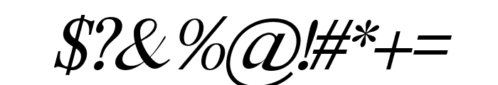 TheMinang-MediumItalic Font OTHER CHARS