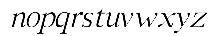 TheMinang-ThinItalic Font LOWERCASE