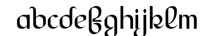 TheModernSquire-Regular Font LOWERCASE