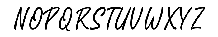TheMordeus-Regular Font UPPERCASE
