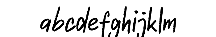 TheNightmareFont Font LOWERCASE