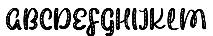 TheNiguella Font UPPERCASE