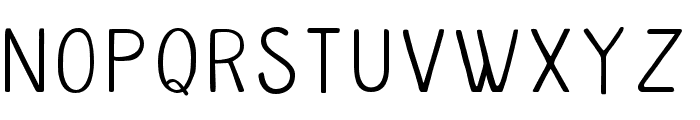 TheOldventure-Thin Font LOWERCASE