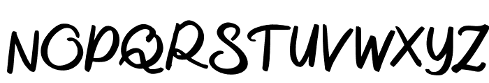 TheOsage Font UPPERCASE