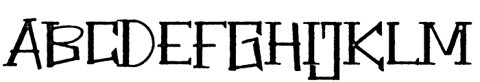 ThePowerOfFear-Stamp Font UPPERCASE