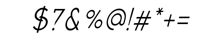 TheQueensGambit-Italic Font OTHER CHARS