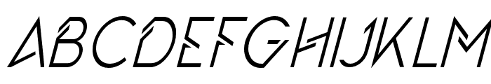 TheQueensGambit-Italic Font UPPERCASE