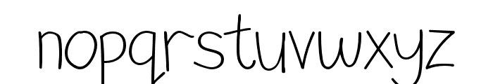 TheQundies-Regular Font LOWERCASE