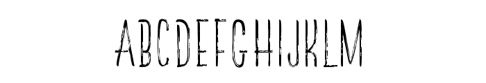 TheRedlightLine Font LOWERCASE