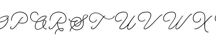 TheSaily Font UPPERCASE